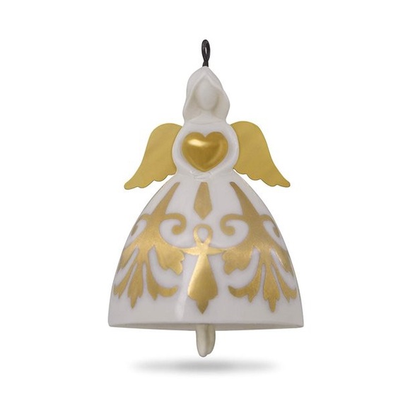 🎄 Hallmark Keepsake 2018 Mini Littlest Angel Bell Porcelain, 1.35" BNIB - Picture 1 of 5